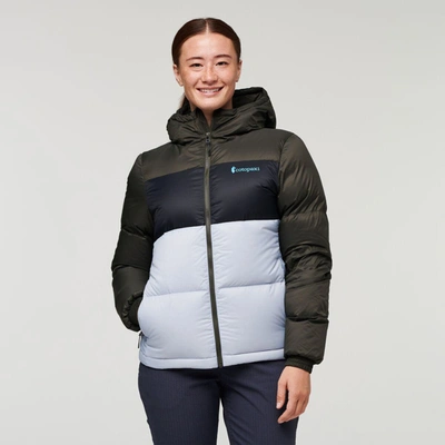 Cotopaxi Hooded Feather Down Jacket In Inst Iron &amp; Storm