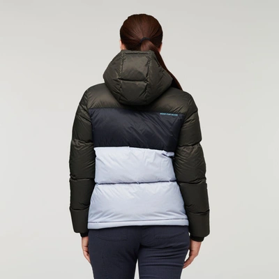 Cotopaxi Hooded Feather Down Jacket In Inst Iron &amp; Storm