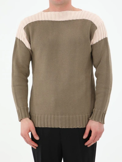 Shop Fendi Cotton And Cashmere Pullover