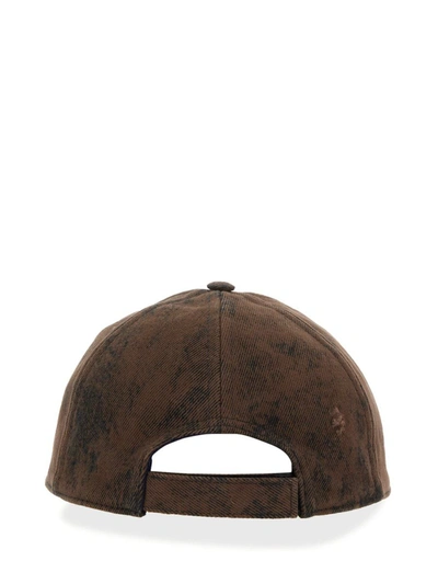 Shop Dolce & Gabbana Cotton Baseball Cap In Brown