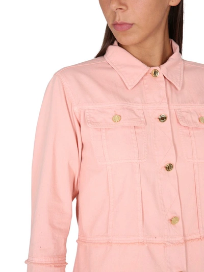 Shop Tom Ford Cotton Denim Shirt In Pink
