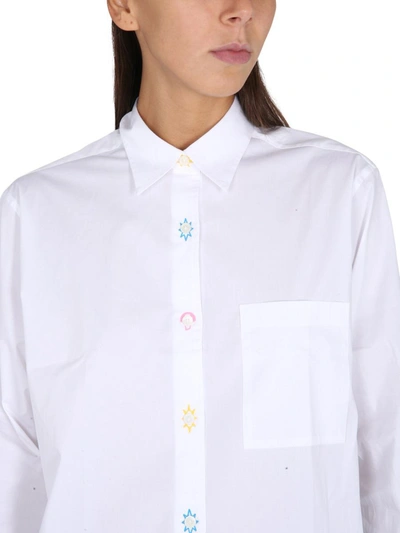 Shop Ps By Paul Smith Ps Paul Smith Cotton Poplin Shirt In White