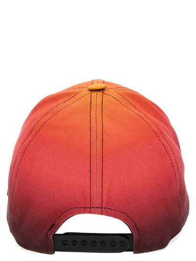 Shop Courrèges Gradient Sunset Cap In Multicolor