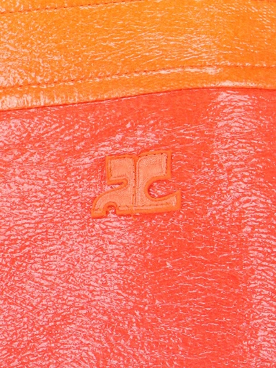 Shop Courrèges Skirts In Orange