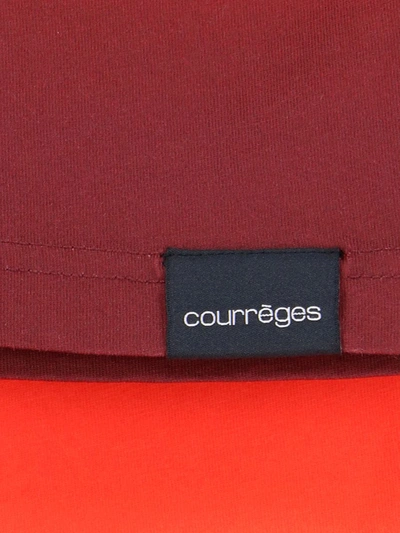 Shop Courrèges T-shirts And Polos In Orange