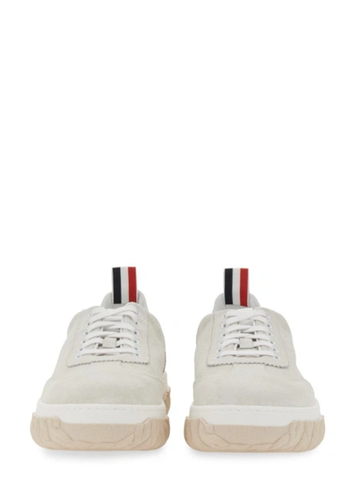 Shop Thom Browne Court Sneaker. In White