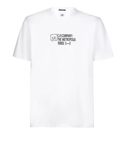 Shop Cp Company X Clarks C.p. Company  The Metropolis Series Graphic Reverse White T-shirt