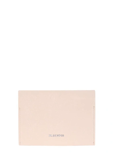 Shop Jil Sander Credit Card Holder In Pink