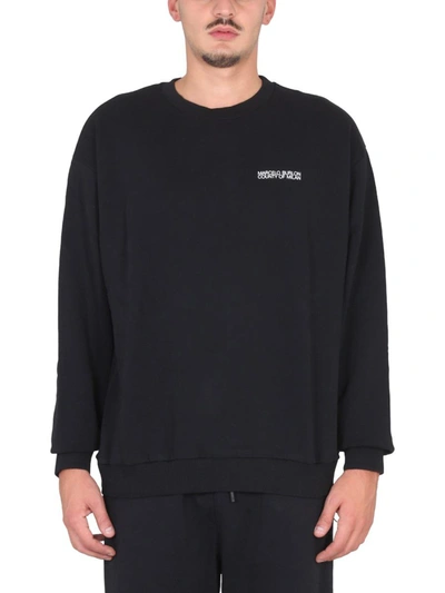 Shop Marcelo Burlon County Of Milan Crewneck Sweatshirt In Black