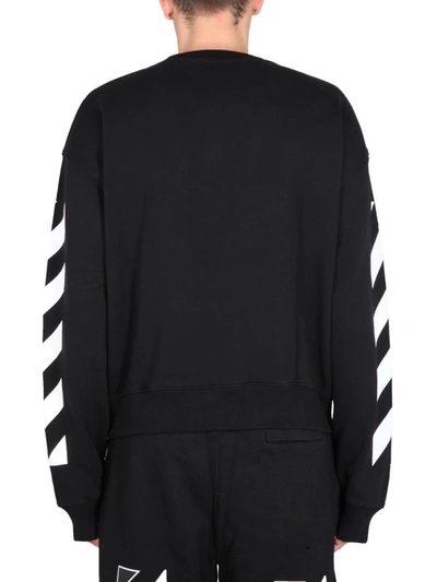 Shop Off-white Crewneck Sweatshirt In Black