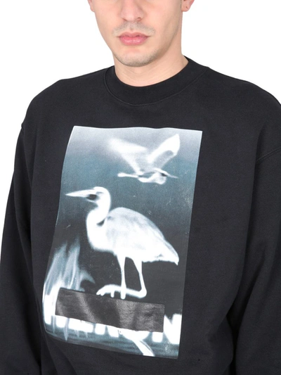 Shop Heron Preston Crewneck Sweatshirt In Black