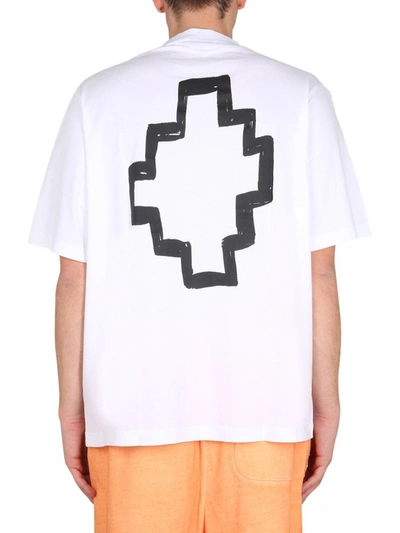 Shop Marcelo Burlon County Of Milan Crewneck T-shirt In White