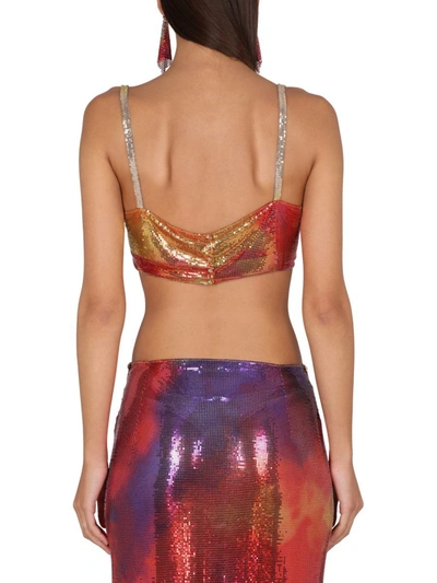 Shop Rabanne Paco  Crop Top In Multicolor