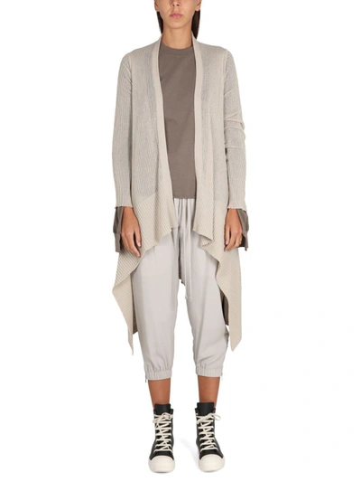 Shop Rick Owens Cropped Pants In Ivory
