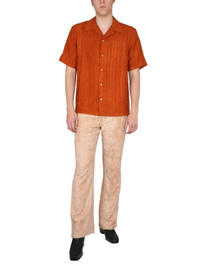 Shop Séfr Dalian Shirt In Orange