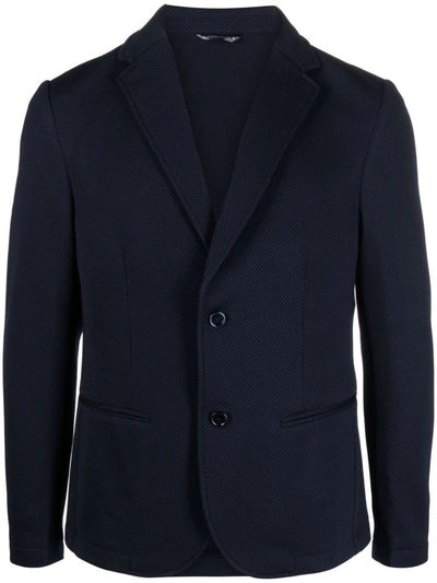 Shop Daniele Alessandrini Single-breasted Suit Jacket In Blue