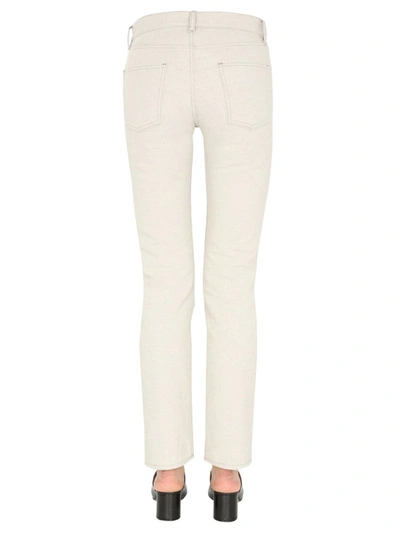 Shop Maison Margiela Denim Jeans In White