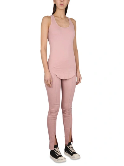 Rick Owens Drkshdw Denim Leggings In Pink