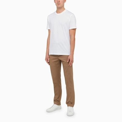 Shop Department 5 Caramel-coloured Chino Trousers In Beige