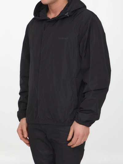 Shop Off-white Diag Tab Windbreaker In Black