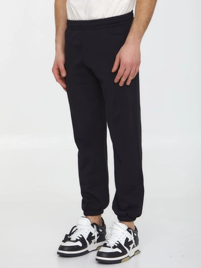 Shop Off-white Diag-stripe Track Pants In Black