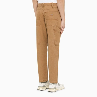 Shop Dickies Regular Trousers In Brown