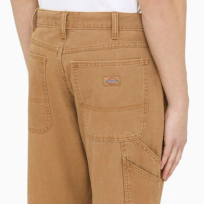 Shop Dickies Regular Trousers In Brown
