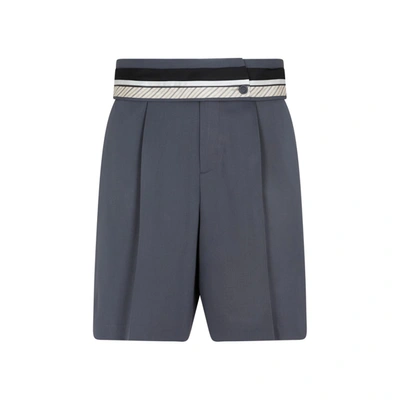 Shop Dior Homme  Bermuda Shorts Pants In Grey