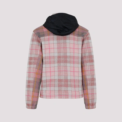 Dior Checked Zip-up Jacket In Multi
