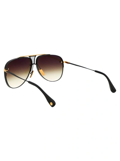 Shop Dita Sunglasses In Matte Black-18k Gold-  Ar