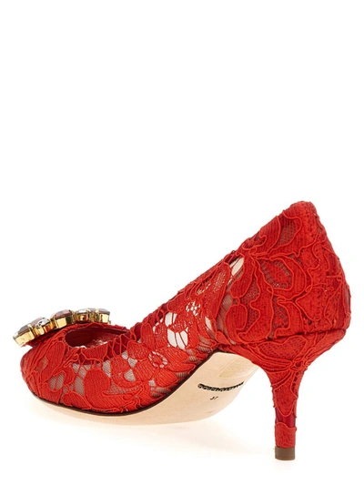 Shop Dolce & Gabbana Bellucci Pumps In Red