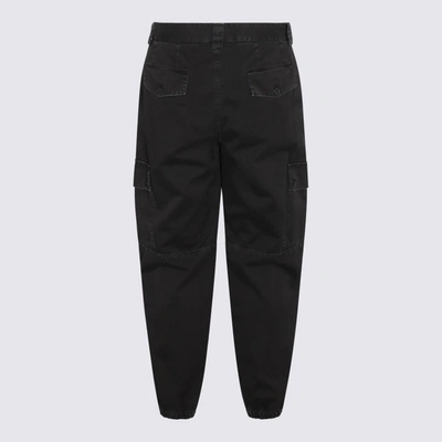 Shop Dolce & Gabbana Black Cotton Cargo Pants