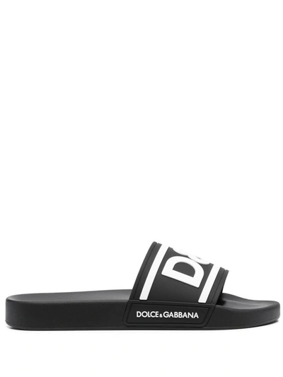 Shop Dolce & Gabbana Ciabatte Shoes In Black