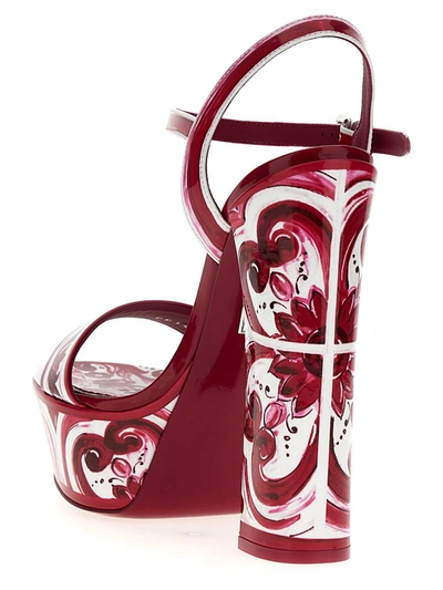 Shop Dolce & Gabbana Keira Sandals In Multicolor