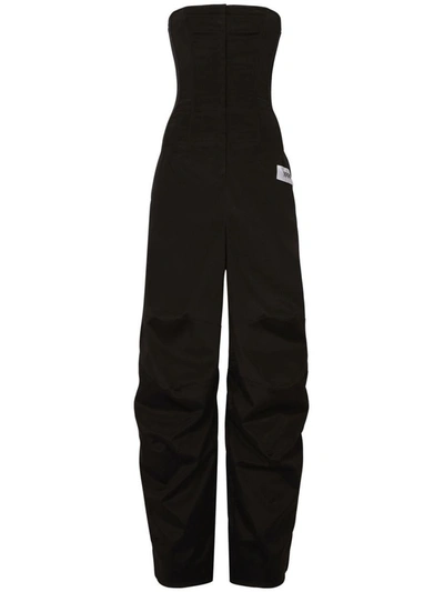 Shop Dolce & Gabbana Kim  Strapless Jumpsuit In Black