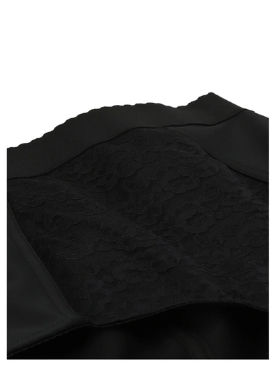 Shop Dolce & Gabbana Lace Jacquard Culotte In Black