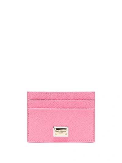 Shop Dolce & Gabbana Paper Holder Accessories In Pink &amp; Purple