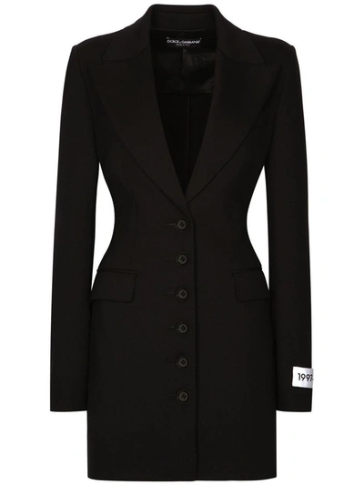 Shop Dolce & Gabbana Single-breasted Blazer Jacket In Black