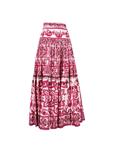 Shop Dolce & Gabbana Skirts In Violet