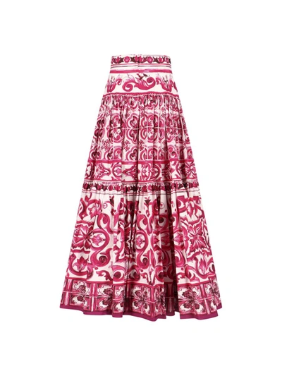 Shop Dolce & Gabbana Skirts In Violet