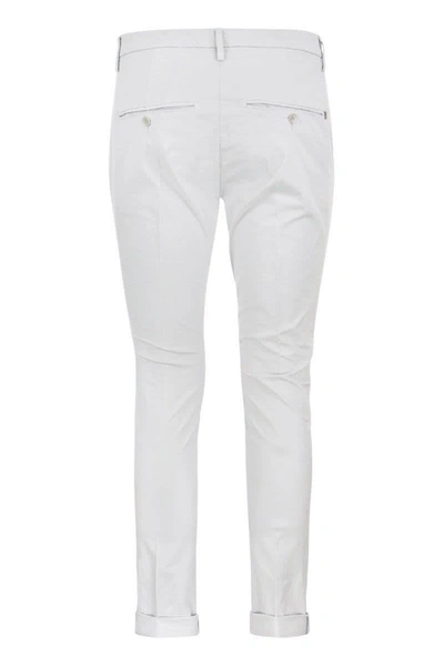 Shop Dondup Gaubert - Slim-fit Trousers In Light Grey