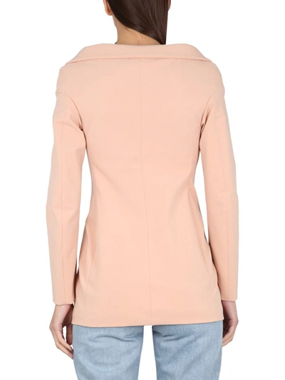 Shop Philosophy Di Lorenzo Serafini Double-breasted Jacket In Pink