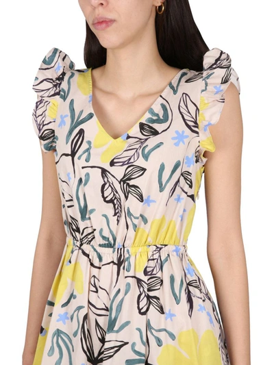 Shop Ps By Paul Smith Ps Paul Smith Dress With Print In Multicolor