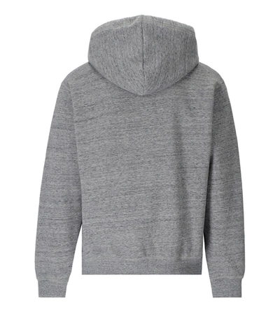 Shop Dsquared2 Cool Fit Melange Grey Hoodie