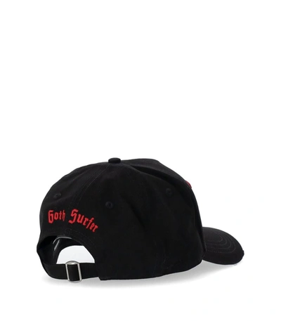 Shop Dsquared2 Gothic Black Baseball Cap