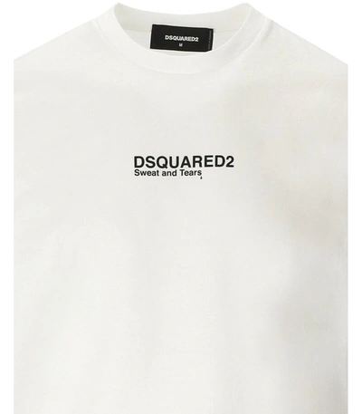 Shop Dsquared2 Mini Logo Cool White T-shirt