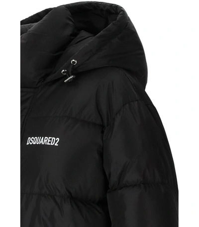 Shop Dsquared2 Puff Black Puffer Jacket