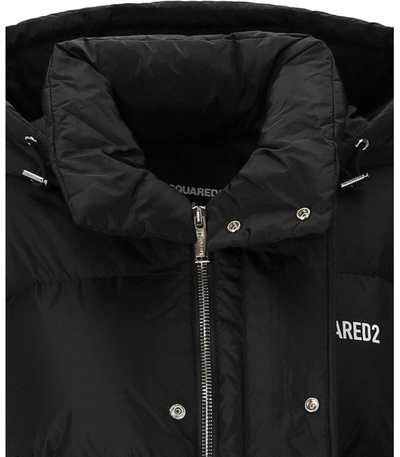 Shop Dsquared2 Puff Black Puffer Jacket