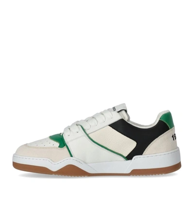 Shop Dsquared2 Spiker White Green Sneaker