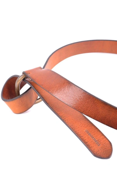 Shop Dsquared2 Belts In Brown